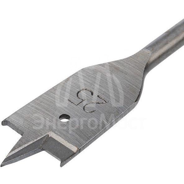 Сверло перовое по дереву 25мм (шестигранный хвостовик) Kranz KR-91-0670