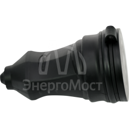 Розетка кабельная 2К+З MultiSet 16А/250В IP44 каучуковая черн. SE MST4002BK