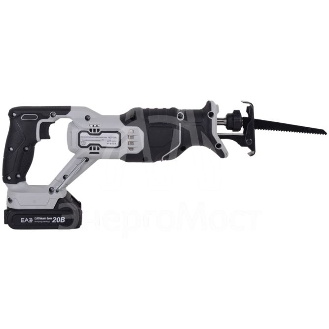 Сабельная пила аккумуляторная Ресанта АСП-20Li ЕА+ (в комплекте 1 АКБ и ЗУ)