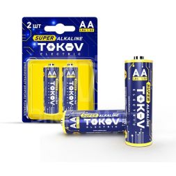 Элемент питания алкалиновый LR6/AA (блист.2шт) TOKOV ELECTRIC TKE-ALS-LR6/B2