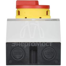 Переключатель кулачковый 16А (сх. 90) в боксе закрытая рукоятка авар. IEK MI-CS22-016-090