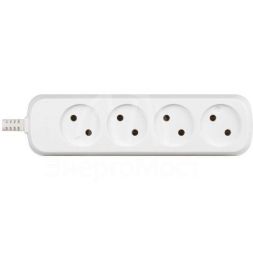 Колодка удлинителя 4-м без заземл. KX-4 Эра Б0028332