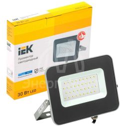 Прожектор СДО 07-30 LED 30Вт IP65 6500К сер. IEK LPDO701-30-K03