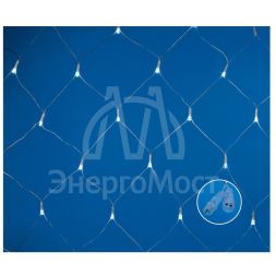 Сетка LED с эффектом мерцания ULD-N1515-96/TTK WHITE IP44 1.5х1.5м соедин. 96 диодов бел. свет провод прозр. Uniel UL-00007219