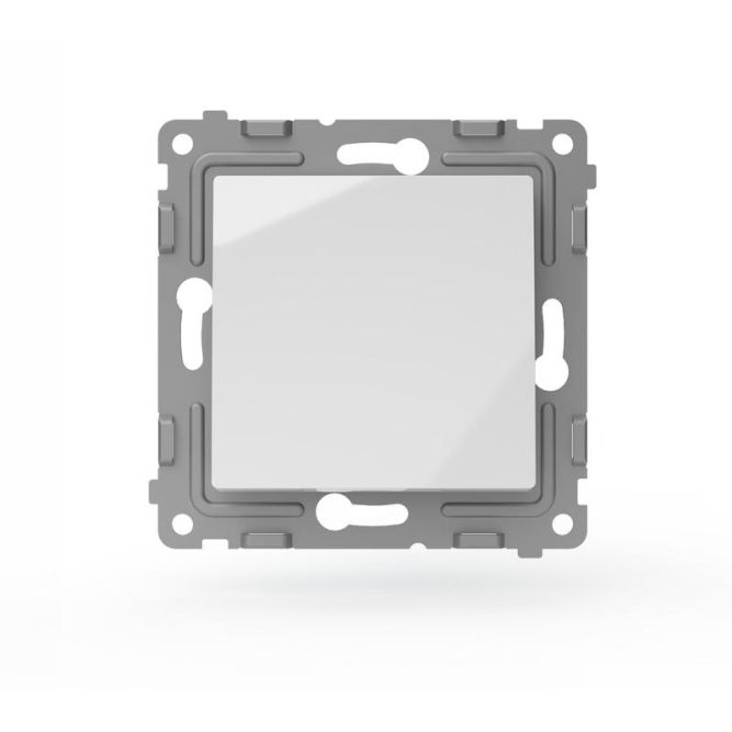 Переключатель 1-кл. СП Pixel IP44 механизм бел. TOKOV ELECTRIC TKE-PX-P1-C01-IP44