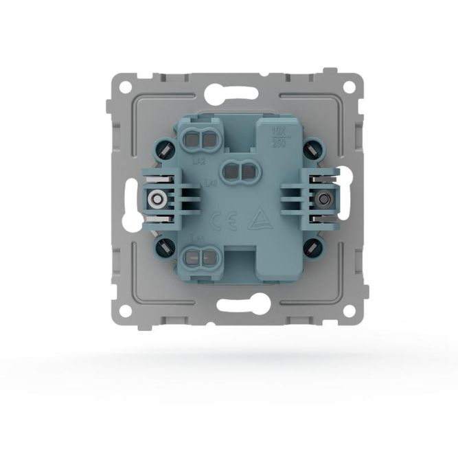 Переключатель 1-кл. СП Pixel IP44 механизм бел. TOKOV ELECTRIC TKE-PX-P1-C01-IP44