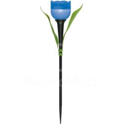 Светильник садовый USL-C-454/PT305 &amp;quot;Синий тюльпан&amp;quot; BLUE TULIP IP44 солнечная батарея Uniel UL-00004279