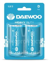 Элемент питания солевой D/R20 1.5В Heavy Duty 2021 BL-2 (уп.2шт) DAEWOO 5029484