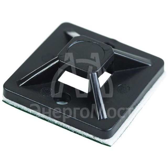 Площадка самоклеящаяся 20х20мм черн. (уп.10шт) Rexant 07-2021-10