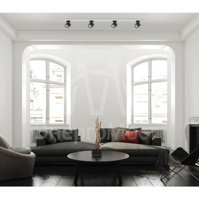 Светильник трековый Flip 15Вт GX53х1 IP20 Voltega VGL7191DLT-01B