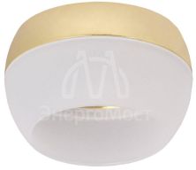 Светильник 4010 накладной потолочный под лампу GX53 золото IEK LT-UPB0-4010-GX53-1-K22