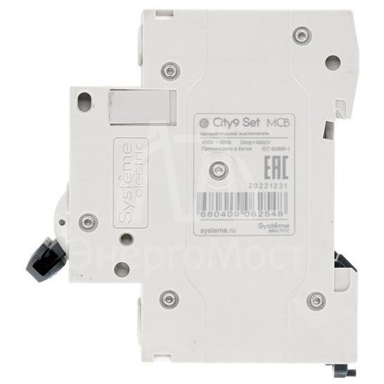 Выключатель автоматический (АВ) С 6А 4P 4.5кА 400В City9 Set SE C9F34406
