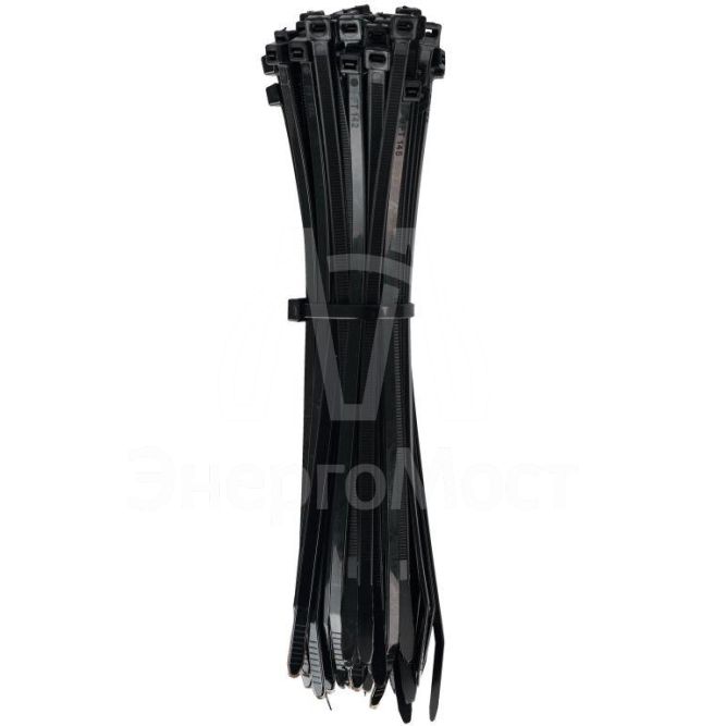 Хомут кабельный 4.8х200 нейл. черн. (уп.100шт) IEK UHH32-D048-200-100