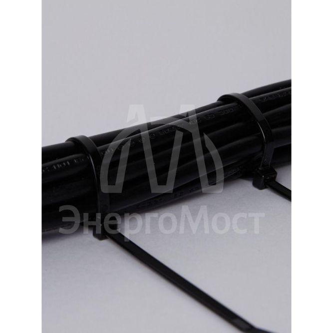 Хомут кабельный 4.8х200 нейл. черн. (уп.100шт) IEK UHH32-D048-200-100