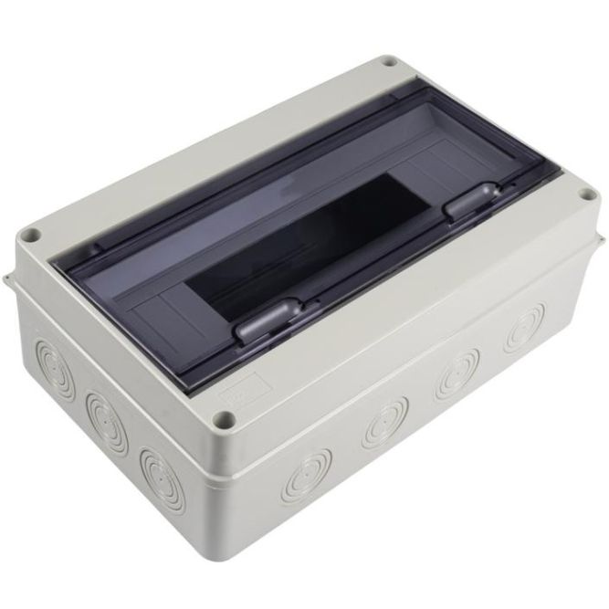 Бокс модульный накладной PDB/W 4015 GR (ЩРН-ПГ-15) IP65 пластик. Pro JazzWay 5072107