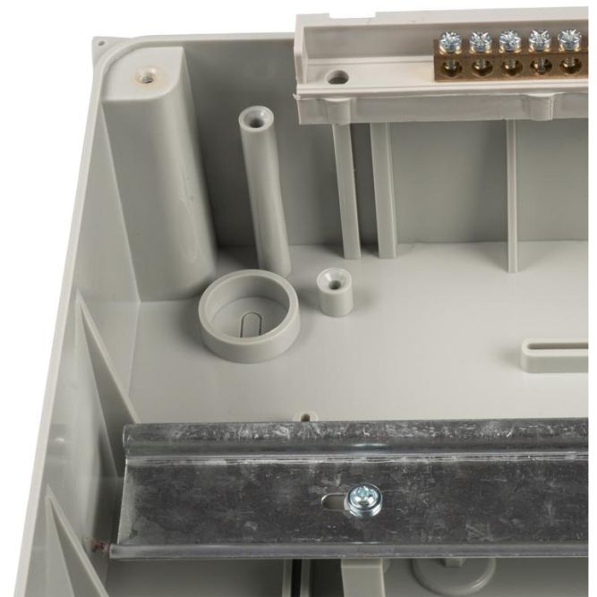 Бокс модульный накладной PDB/W 4015 GR (ЩРН-ПГ-15) IP65 пластик. Pro JazzWay 5072107