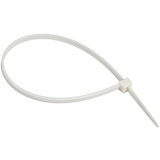 Хомут 3.6х200мм P6.6 самозатухающий бел. (уп.100шт) IEK UHH90-D036-200-100-K01
