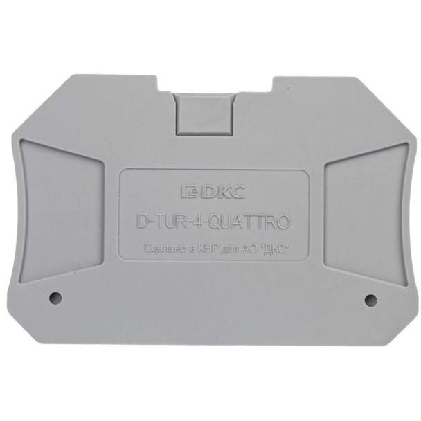 Изолятор торцевой для клемм TUR-2.5-QUATTRO (уп.100шт) DKC D-TUR-2.5-QUATTRO