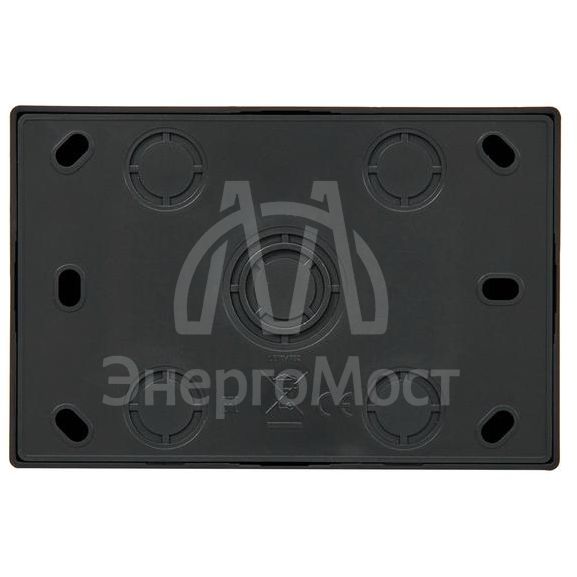 Розетка 2-мест. без заземл. LETO закрытый корпус ПБТ черн. бархат LEZARD 752-4200-128B