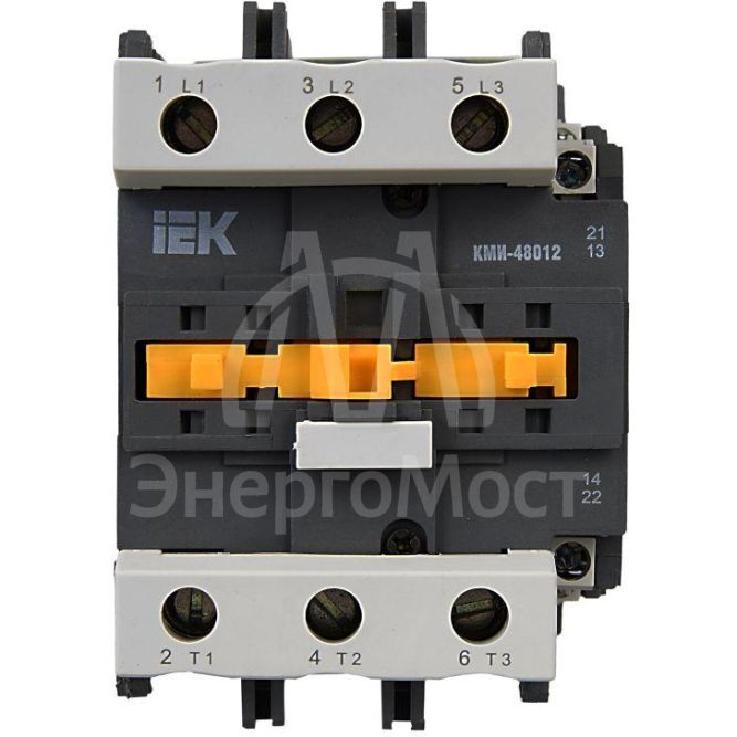 Контактор КМИ-48012 80А 230В/AC3 1HО;1H3 IEK KKM41-080-230-11