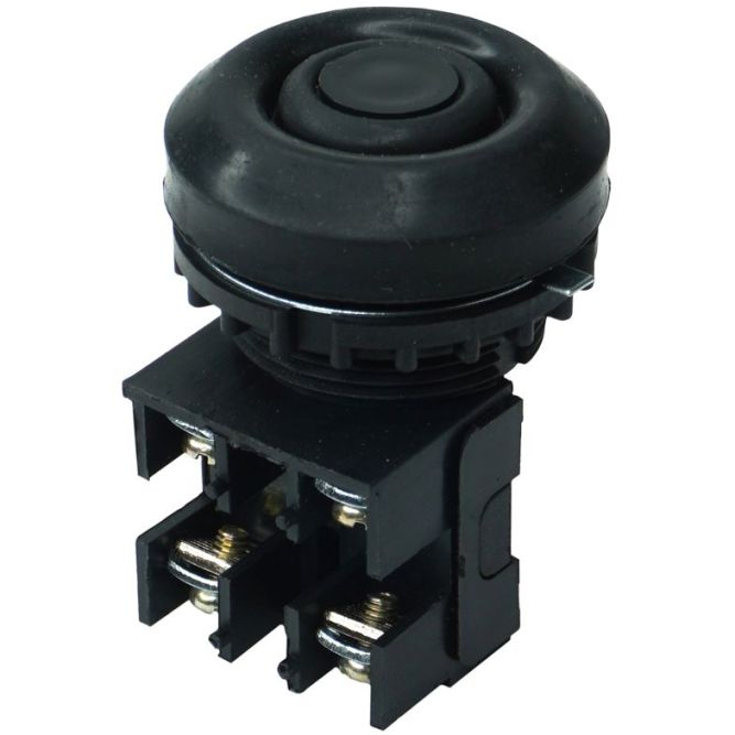 Кнопка ВК-30-10-11110-54/1з+1р черн. 10А IP54 Электротехник ET052701
