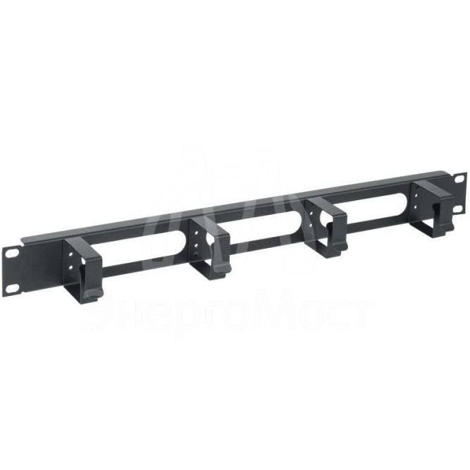 Органайзер кабельный 19 дюйм 1U 4 кольца черн. ITK CO05-1M4RM