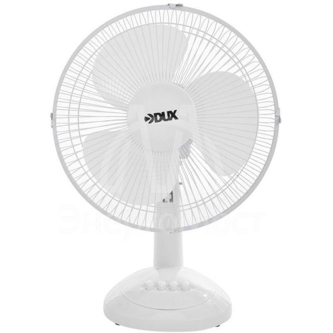 Вентилятор настольный 35Вт диаметр решетки 27.5-28.0см винт 22.3см DUX 60-0216