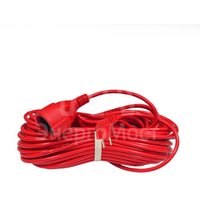 Удлинитель-шнур 1х30м с заземл. 16А IP20 3.5кВт ПВС 3х1.5 DOMTOK 2498