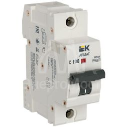 Выключатель автоматический модульный 1п C 100А M10H ARMAT IEK AR-M10H-1-C100