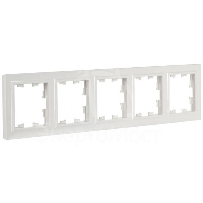 Рамка 5-м BRITE РУ-5-БрБ бел. IEK BR-M52-K01
