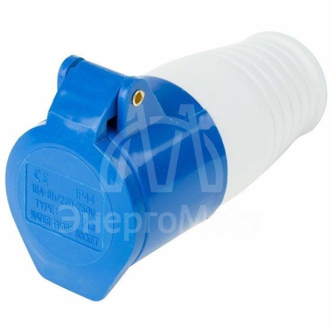 Розетка 213 переносная 2P+PE 16А 220В IP44 Rexant 11-8918