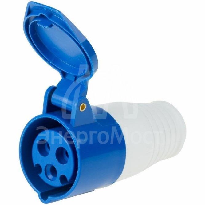 Розетка 213 переносная 2P+PE 16А 220В IP44 Rexant 11-8918