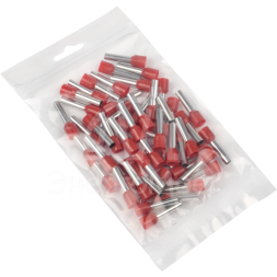 Наконечник штыревой втулочный изол. НШвИ 10.0-18 (уп.50шт) EKF nhvi-10.0-18