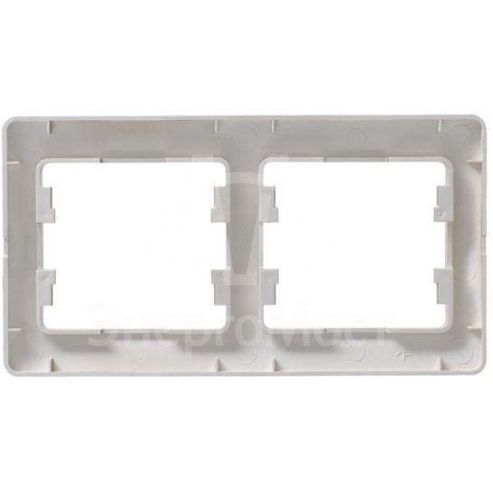 Рамка 2-м Glossa горизонт. титан SchE GSL000402