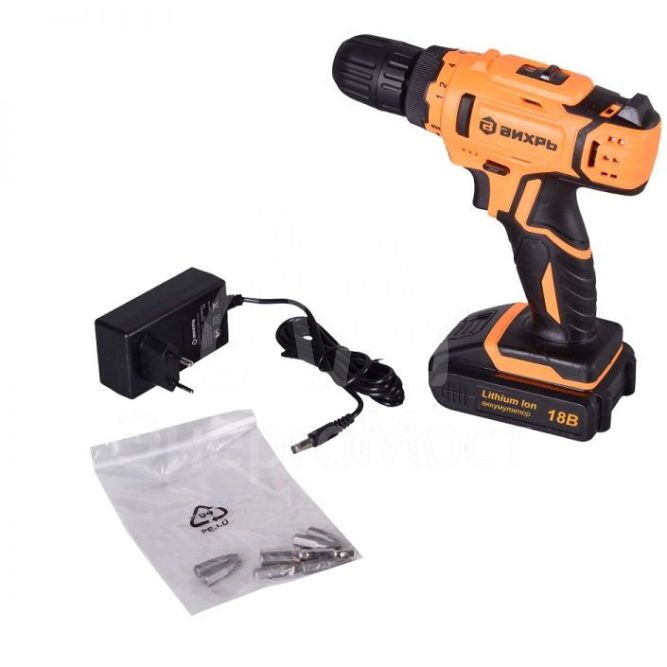 Дрель-шуруповерт Вихрь ДА-18Л-2