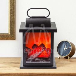 Камин декоративный 16см IP20 3хAA Эра Б0051946