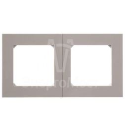 Рамка Levit 2п кофе макиато/бел. ABB 2CHH015020A6018