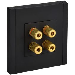 Розетка аудио 4-м FORTE&PIANO FP139M черн. IEK FP-S40-M-K02
