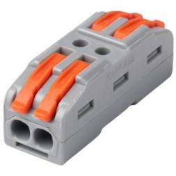 Клемма монтажная СМК PTC-2P 4222 BL/4 450В 32А 0.08-2.5 4.0кв.мм (уп.4шт) JazzWay 5073685