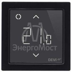 Терморегулятор интеллектуальный DEVIreg Smart с Wi-Fi 16А черн. DEVI 140F1143