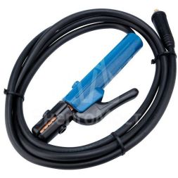 Кабель сварочный КГ 1х16 200А СКР 10-25 с электрододержателем 3м Rexant 16-0753