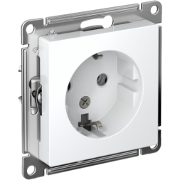 Розетка AtlasDesign с заземл. 16А механизм лотос SE ATN001343