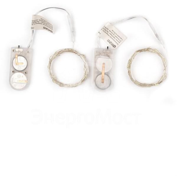Гирлянда DC-G05-20WS2 20LED 2xCR2032 (в компл.) бел. (уп.2шт) ФАZА 5048010