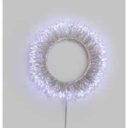 Гирлянда светодиодная "Роса" "Фейерверк" с трансформатором 6м 600 LED бел. IP44 230В с пультом Neon-Night 303-425