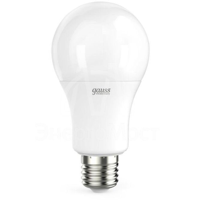 Лампа светодиодная Elementary A60 15Вт E27 6500К Gauss 23235