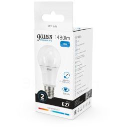 Лампа светодиодная Elementary A60 15Вт E27 6500К Gauss 23235