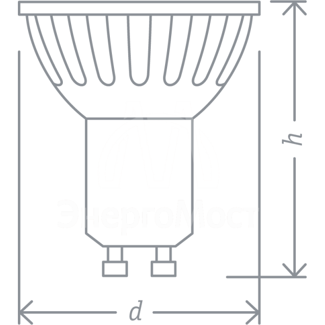 Лампа светодиодная 94 227 NLL-PAR16-7-230-4K-GU10 7Вт 4000К бел. GU10 500лм 170-260В Navigator 94227