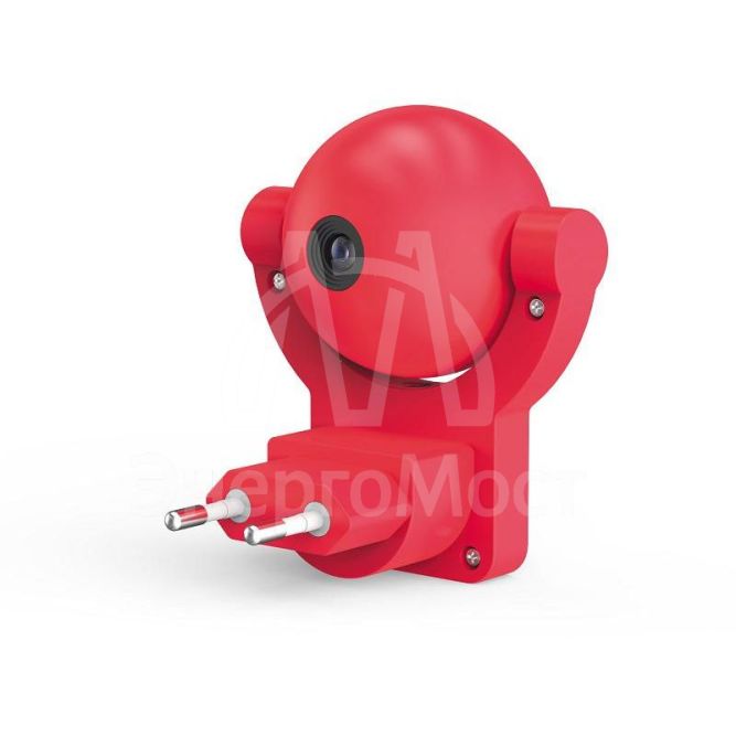 Светильник розеточный с фиксированной проекцией и датчиком освещ. 0.5Вт розо. 1/100 Gauss DIY0032