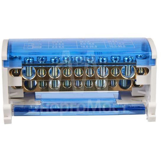 Шина на DIN-рейку (кросс-модуль) ШНК 2х11 L+PEN IEK YND10-2-11-050