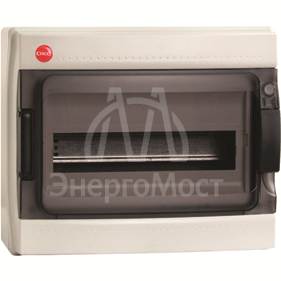 Бокс ОП IP65 12м сер/дым. двер. DKC 85612